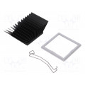 ATS-51425R-C1-R0; Heatsink: extruded; grilled; BGA; black; L: 42.5mm; W: 42.5mm; Advanced Thermal Solutions ATS-51425R-C1-R0; Heatsink: extruded; grilled; BGA; black; L: 42.5mm; W: 42.5mm; Advanced Thermal Solutions