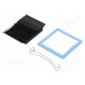 ATS-51450D-C1-R0; Heatsink: extruded; grilled; BGA; black; L: 45mm; W: 45mm; H: 9.5mm; Advanced Thermal Solutions ATS-51450D-C1-R0; Heatsink: extruded; grilled; BGA; black; L: 45mm; W: 45mm; H: 9.5mm; Advanced Thermal Solutions