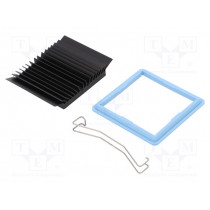 ATS-51450D-C1-R0; Heatsink: extruded; grilled; BGA; black; L: 45mm; W: 45mm; H: 9.5mm; Advanced Thermal Solutions