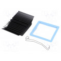 ATS-51450K-C1-R0; Heatsink: extruded; grilled; BGA; black; L: 45mm; W: 45mm; H: 14.5mm; Advanced Thermal Solutions ATS-51450K-C1-R0; Heatsink: extruded; grilled; BGA; black; L: 45mm; W: 45mm; H: 14.5mm; Advanced Thermal Solutions