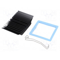 ATS-51450K-C1-R0; Heatsink: extruded; grilled; BGA; black; L: 45mm; W: 45mm; H: 14.5mm; Advanced Thermal Solutions