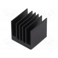 ATS-54210R-C1-R0; Heatsink: extruded; grilled; BGA; black; L: 21mm; W: 21mm; H: 19.5mm; Advanced Thermal Solutions ATS-54210R-C1-R0; Heatsink: extruded; grilled; BGA; black; L: 21mm; W: 21mm; H: 19.5mm; Advanced Thermal Solutions