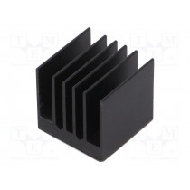 ATS-54210R-C1-R0; Heatsink: extruded; grilled; BGA; black; L: 21mm; W: 21mm; H: 19.5mm; Advanced Thermal Solutions