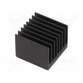 ATS-54250R-C1-R0; Heatsink: extruded; grilled; BGA; black; L: 25mm; W: 25mm; H: 19.5mm; Advanced Thermal Solutions ATS-54250R-C1-R0; Heatsink: extruded; grilled; BGA; black; L: 25mm; W: 25mm; H: 19.5mm; Advanced Thermal Solutions