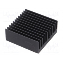 ATS-54375K-C1-R0; Heatsink: extruded; grilled; BGA; black; L: 37.5mm; W: 37.5mm; 5°C/W; Advanced Thermal Solutions