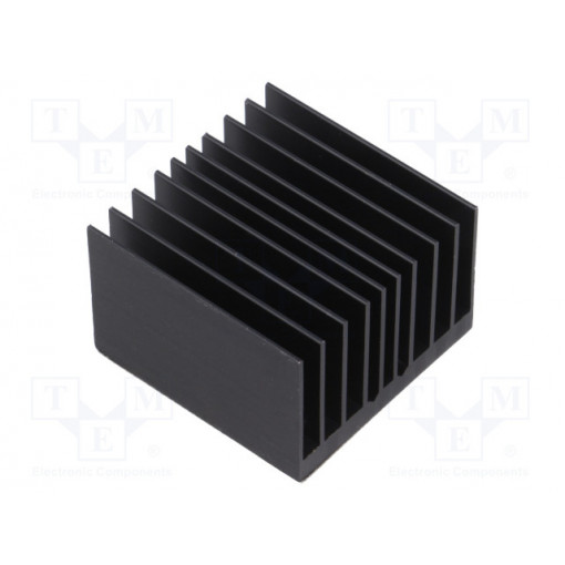 ATS-54375W-C1-R0; Heatsink: extruded; grilled; BGA; black; L: 37.5mm; W: 37.5mm; Advanced Thermal Solutions