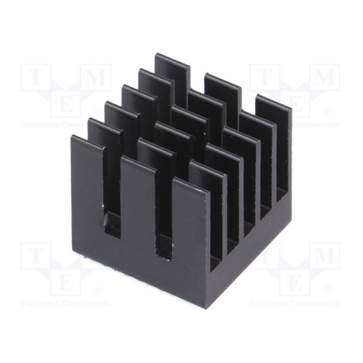 ATS-55150K-C1-R0; Heatsink: extruded; grilled; BGA; black; L: 15mm; W: 15mm; H: 14.5mm; Advanced Thermal Solutions