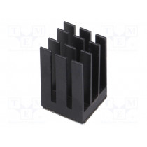 ATS-55150W-C1-R0; Heatsink: extruded; grilled; BGA; black; L: 15mm; W: 15mm; H: 24.5mm; Advanced Thermal Solutions