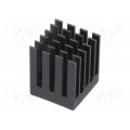 ATS-55170R-C1-R0; Heatsink: extruded; grilled; BGA; black; L: 17mm; W: 17mm; H: 19.5mm; Advanced Thermal Solutions