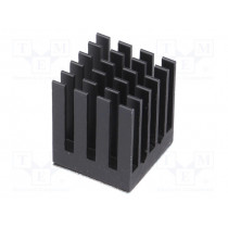 ATS-55170R-C1-R0; Heatsink: extruded; grilled; BGA; black; L: 17mm; W: 17mm; H: 19.5mm; Advanced Thermal Solutions