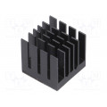 ATS-55210R-C1-R0; Heatsink: extruded; grilled; BGA; black; L: 21mm; W: 21mm; H: 19.5mm; Advanced Thermal Solutions