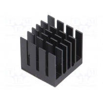 ATS-55210R-C1-R0; Heatsink: extruded; grilled; BGA; black; L: 21mm; W: 21mm; H: 19.5mm; Advanced Thermal Solutions