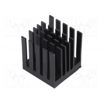 ATS-55230W-C1-R0; Heatsink: extruded; grilled; BGA; black; L: 23mm; W: 23mm; H: 24.5mm; Advanced Thermal Solutions