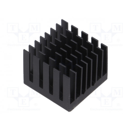 ATS-55250R-C1-R0; Heatsink: extruded; grilled; BGA; black; L: 25mm; W: 25mm; H: 19.5mm; Advanced Thermal Solutions