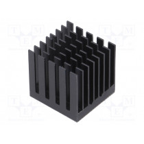 ATS-55250W-C1-R0; Heatsink: extruded; grilled; BGA; black; L: 25mm; W: 25mm; H: 24.5mm; Advanced Thermal Solutions