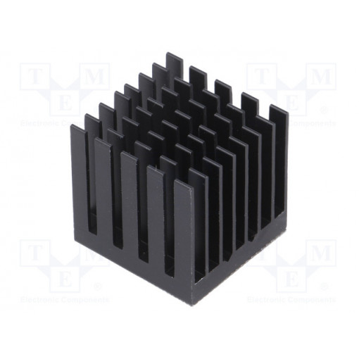 ATS-55250W-C1-R0; Heatsink: extruded; grilled; BGA; black; L: 25mm; W: 25mm; H: 24.5mm; Advanced Thermal Solutions