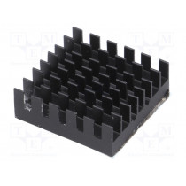 ATS-55270D-C1-R0; Heatsink: extruded; grilled; BGA; black; L: 27mm; W: 27mm; H: 9.5mm; Advanced Thermal Solutions