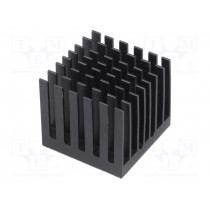 ATS-55270W-C1-R0; Heatsink: extruded; grilled; BGA; black; L: 27mm; W: 27mm; H: 24.5mm; Advanced Thermal Solutions