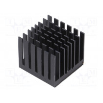 ATS-55290W-C1-R0; Heatsink: extruded; grilled; BGA; black; L: 29mm; W: 29mm; H: 24.5mm; Advanced Thermal Solutions