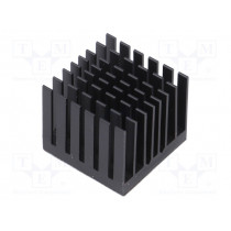 ATS-55300W-C1-R0; Heatsink: extruded; grilled; BGA; black; L: 30mm; W: 30mm; H: 24.5mm; Advanced Thermal Solutions