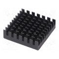 ATS-55325D-C1-R0; Heatsink: extruded; grilled; BGA; black; L: 32.5mm; W: 32.5mm; Advanced Thermal Solutions ATS-55325D-C1-R0; Heatsink: extruded; grilled; BGA; black; L: 32.5mm; W: 32.5mm; Advanced Thermal Solutions