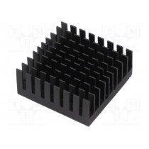 ATS-55350K-C1-R0; Heatsink: extruded; grilled; BGA; black; L: 35mm; W: 35mm; H: 14.5mm; Advanced Thermal Solutions