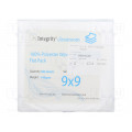 600-0220; Wipe: cloth; polyester; 100pcs; 228.6x228.6mm; Cleanroom; ANTISTAT