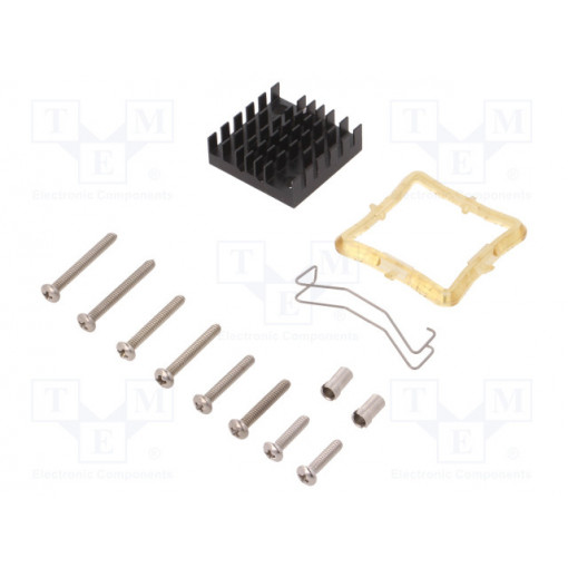 ATS-61290D-C1-R0; Heatsink: extruded; grilled; black; L: 29mm; W: 29mm; H: 9.5mm; Advanced Thermal Solutions