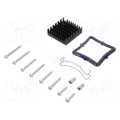 ATS-61310D-C1-R0; Heatsink: extruded; grilled; black; L: 31mm; W: 31mm; H: 9.5mm; Advanced Thermal Solutions ATS-61310D-C1-R0; Heatsink: extruded; grilled; black; L: 31mm; W: 31mm; H: 9.5mm; Advanced Thermal Solutions