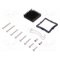ATS-61310D-C1-R0; Heatsink: extruded; grilled; black; L: 31mm; W: 31mm; H: 9.5mm; Advanced Thermal Solutions