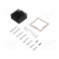 ATS-61350R-C1-R0; Heatsink: extruded; grilled; black; L: 35mm; W: 35mm; H: 19.5mm; Advanced Thermal Solutions