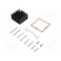 ATS-61350R-C1-R0; Heatsink: extruded; grilled; black; L: 35mm; W: 35mm; H: 19.5mm; Advanced Thermal Solutions