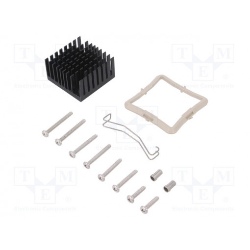 ATS-61350R-C1-R0; Heatsink: extruded; grilled; black; L: 35mm; W: 35mm; H: 19.5mm; Advanced Thermal Solutions