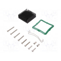 ATS-61400K-C1-R0; Heatsink: extruded; grilled; black; L: 40mm; W: 40mm; H: 14.5mm; Advanced Thermal Solutions