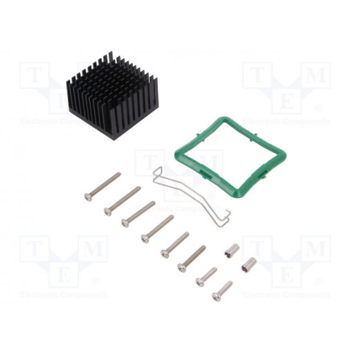 ATS-61400W-C1-R0; Heatsink: extruded; grilled; black; L: 40mm; W: 40mm; H: 24.5mm; Advanced Thermal Solutions