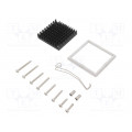 ATS-61425D-C1-R0; Heatsink: extruded; grilled; black; L: 42mm; W: 42mm; H: 9.5mm; Advanced Thermal Solutions