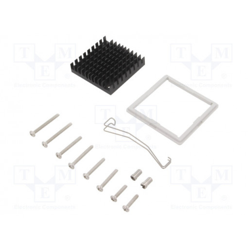 ATS-61425D-C1-R0; Heatsink: extruded; grilled; black; L: 42mm; W: 42mm; H: 9.5mm; Advanced Thermal Solutions