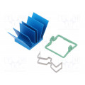 ATS-X50190P-C1-R0; Heatsink: extruded; grilled; BGA; blue; L: 19mm; W: 19mm; H: 17.5mm; Advanced Thermal Solutions