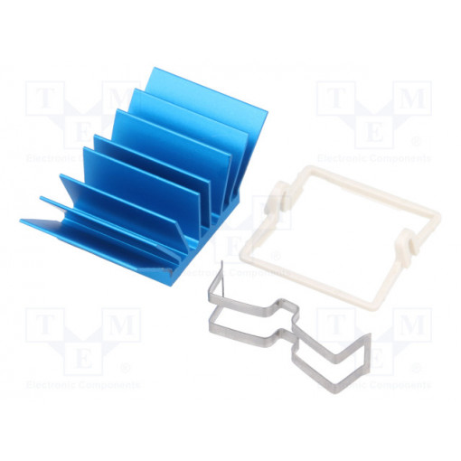 ATS-X50210G-C1-R0; Heatsink: extruded; grilled; BGA; blue; L: 21mm; W: 21mm; H: 12.5mm; Advanced Thermal Solutions