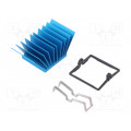 ATS-X50250P-C1-R0; Heatsink: extruded; grilled; BGA; blue; L: 25mm; W: 25mm; H: 17.5mm; Advanced Thermal Solutions