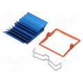 ATS-X50300B-C1-R0; Heatsink: extruded; grilled; BGA; blue; L: 30mm; W: 30mm; H: 7.5mm; Advanced Thermal Solutions