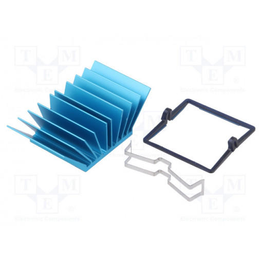 ATS-X50310P-C1-R0; Heatsink: extruded; grilled; BGA; blue; L: 31mm; W: 31mm; H: 17.5mm; Advanced Thermal Solutions