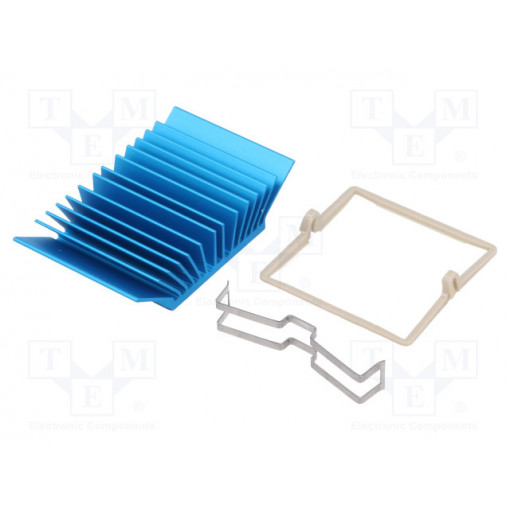 ATS-X50350G-C1-R0; Heatsink: extruded; grilled; BGA; blue; L: 35mm; W: 35mm; H: 12.5mm; Advanced Thermal Solutions