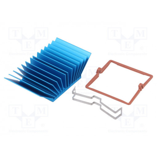 ATS-X50375P-C1-R0; Heatsink: extruded; grilled; BGA; blue; L: 37.5mm; W: 37.5mm; 2.1°C/W; Advanced Thermal Solutions