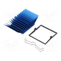 ATS-X50400P-C1-R0; Heatsink: extruded; grilled; BGA; blue; L: 40mm; W: 40mm; H: 17.5mm; Advanced Thermal Solutions
