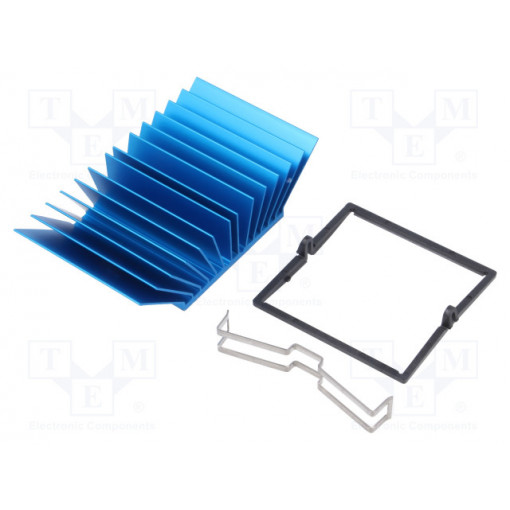 ATS-X50425P-C1-R0; Heatsink: extruded; grilled; BGA; blue; L: 42.5mm; W: 42.5mm; 1.9°C/W; Advanced Thermal Solutions