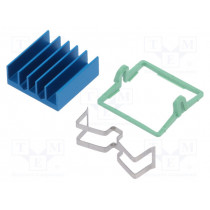 ATS-X53190B-C1-R0; Heatsink: extruded; grilled; BGA; blue; L: 19mm; W: 19mm; H: 7.5mm; Advanced Thermal Solutions