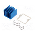 ATS-X53210P-C1-R0; Heatsink: extruded; grilled; BGA; blue; L: 21mm; W: 21mm; H: 17.5mm; Advanced Thermal Solutions