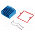 ATS-X53270G-C1-R0; Heatsink: extruded; grilled; BGA; blue; L: 27mm; W: 27mm; H: 12.5mm; Advanced Thermal Solutions