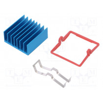 ATS-X53270G-C1-R0; Heatsink: extruded; grilled; BGA; blue; L: 27mm; W: 27mm; H: 12.5mm; Advanced Thermal Solutions
